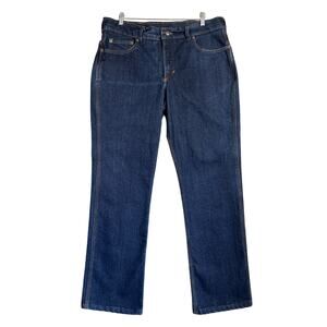 Origin Jeans Mens 38x31 Blue Dark Wash Legit Fit Heavy Denim Straight Maine USA